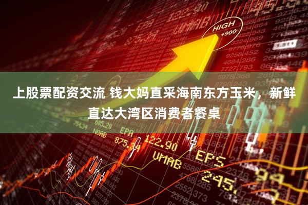 上股票配资交流 钱大妈直采海南东方玉米，新鲜直达大湾区消费者餐桌